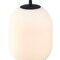 Designers Fountain Noor 60 Watt 1-Light Matte Black Modern Pendant Light with Etched Opal Glass Shade D324M-8P-MB - alternate 4